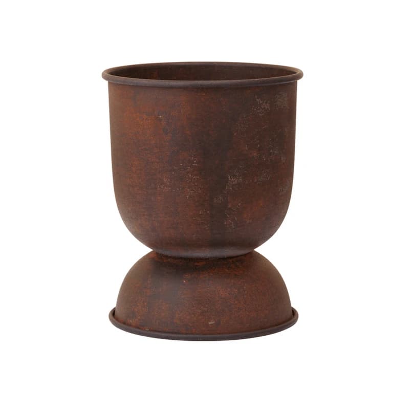 ferm LIVING - HOURGLASS Kasvipotti, ruosteinen rauta, 30 cm – ferm LIVING
