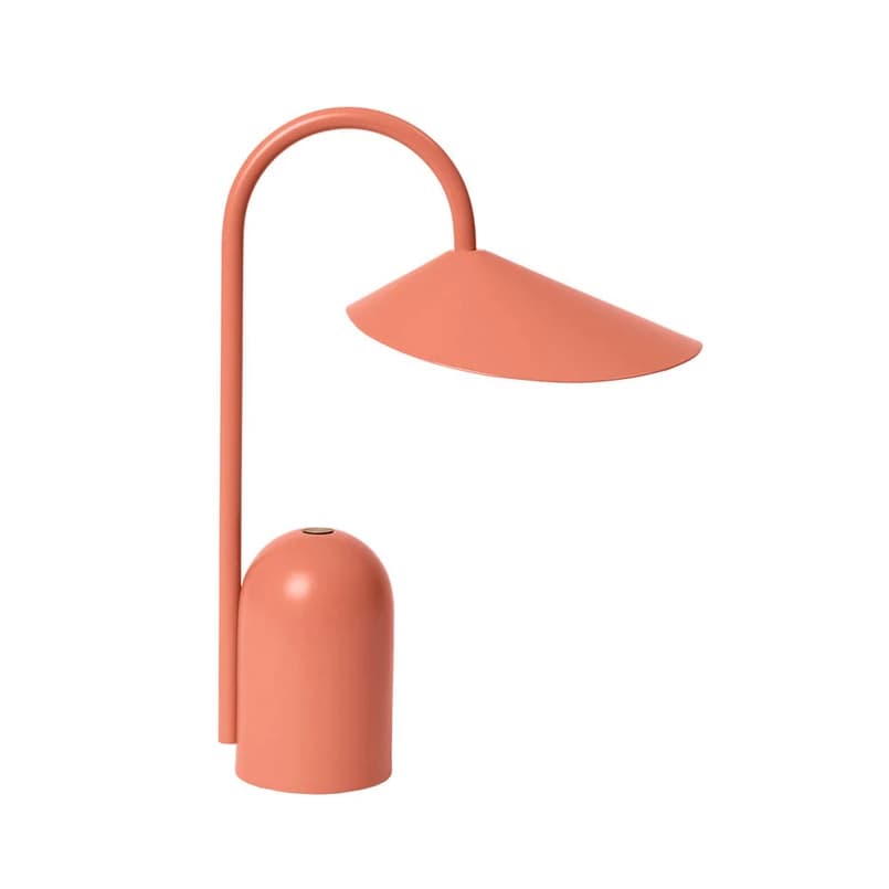 ferm LIVING - Arum Portable Pöytävalaisin IP44 Sienna – ferm LIVING