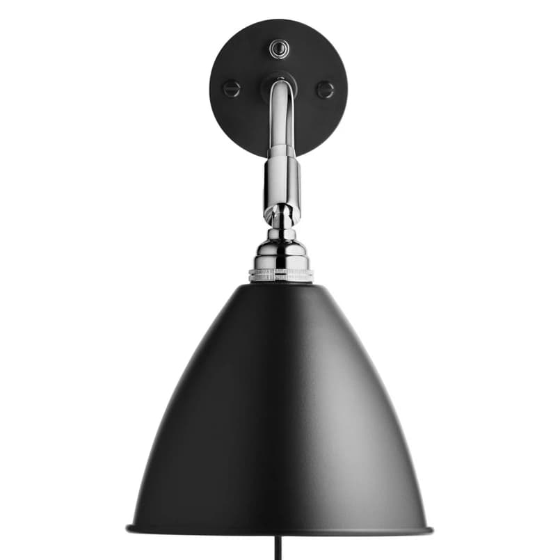 GUBI - Bestlite BL7 seinävalaisin Ø 16 cm musta/kromi – GUBI