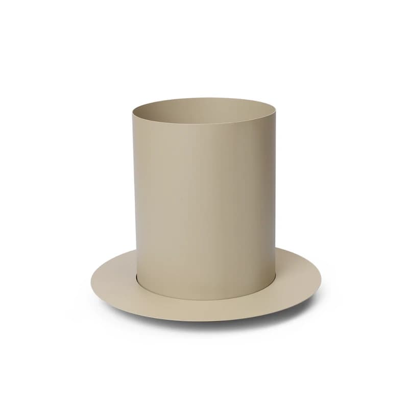 ferm LIVING - Auran kukkaruukku, beige, korkeus 26,6 cm, rauta – ferm LIVING