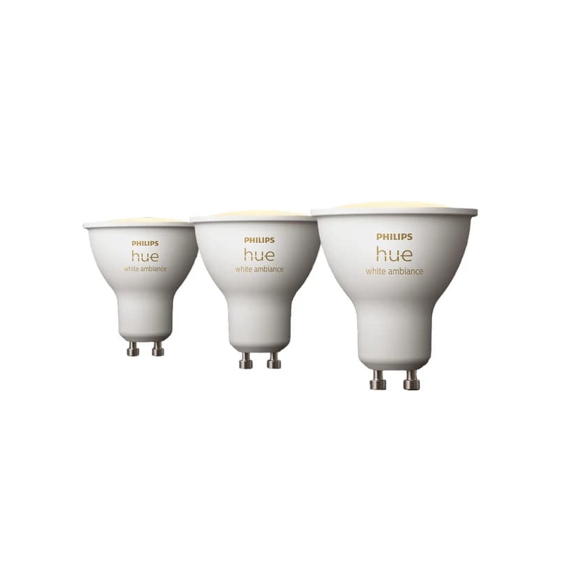 Philips Hue - White Ambiance GU10 4,2 W heijastin, 3 kpl – Philips