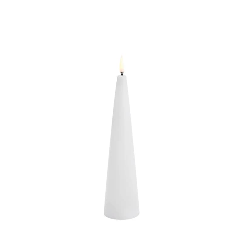 Uyuni Lighting - LED-kynttilä 5,8 x 21,5 cm valkoinen/sileä – Uyuni Lighting
