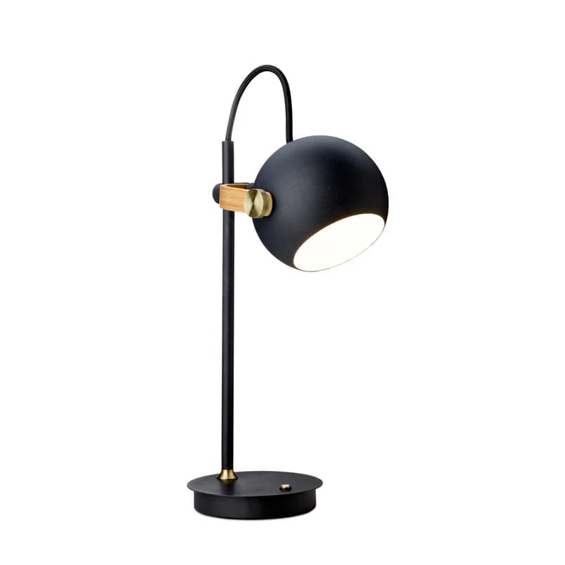 Halo Design - DC PORTABLE LED-akkulamppu, musta, metalli – Halo Design