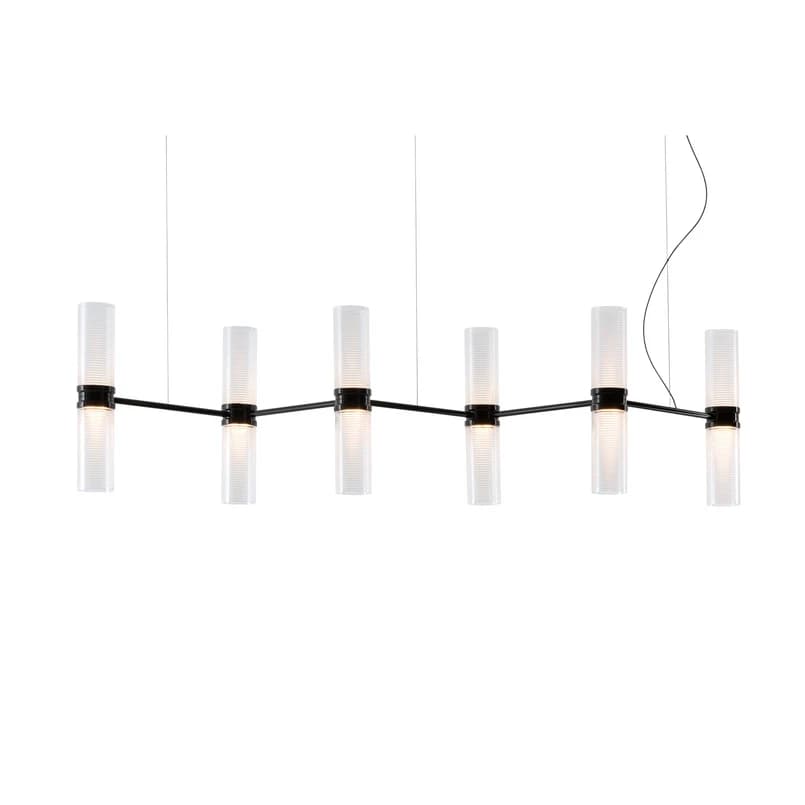 Artemide - Zephyr Linear LED-riippuvalaisin, musta, pituus 160 cm – Artemide
