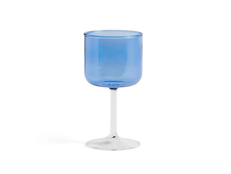 HAY - Tint Wine Glass Set of 2 Blue/Clear – HAY