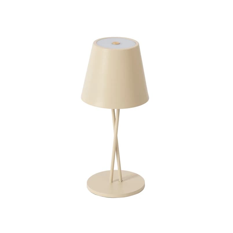 Lindby - Janea Cross Portable Pöytävalaisin Dim. IP54 Beige – Lindby