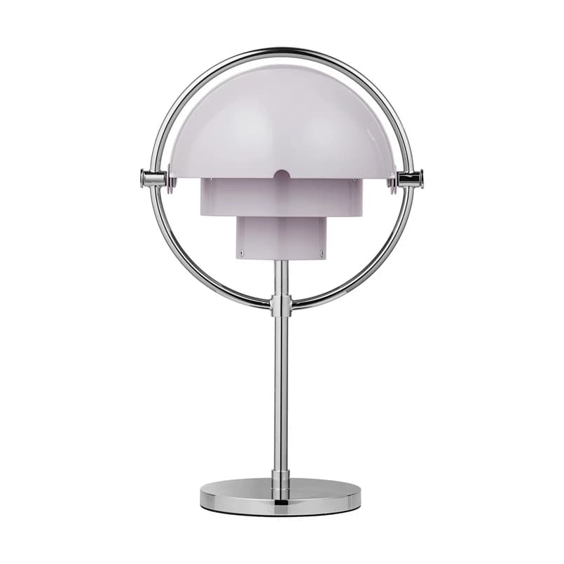 GUBI - Multi-Lite Portable Pöytävalaisin Kromi/Pale Lilac – GUBI