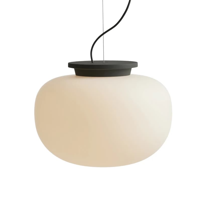 FRANDSEN - Supernate riippuvalaisin Ø38 Opal White/Black – FRANDSEN