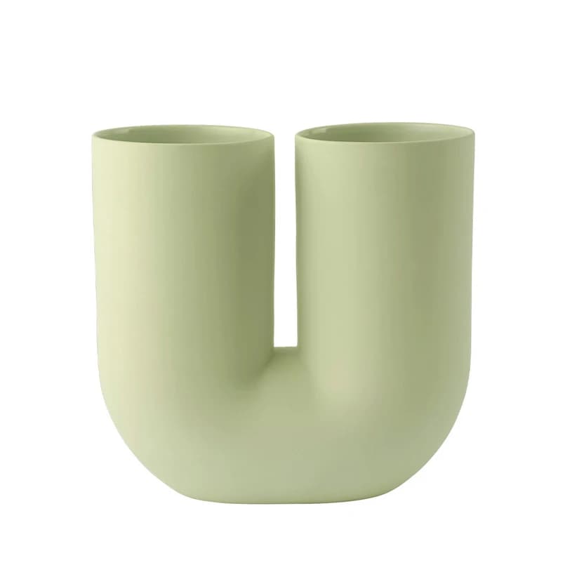 Muuto - Kink Vase H26,3 Vaalean Vihreä – Muuto