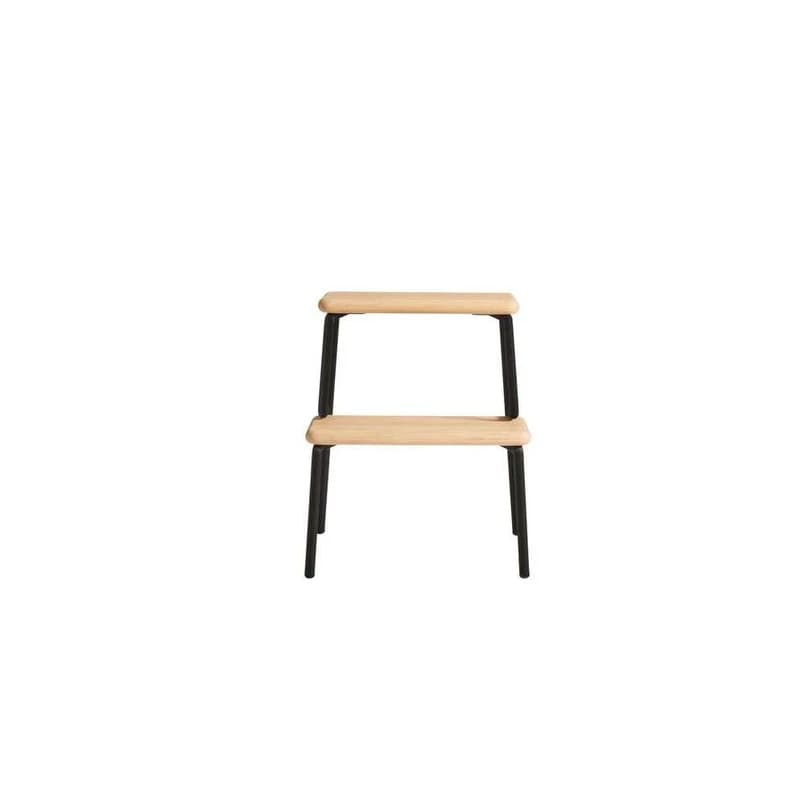 Woud - Slalom Step Stool Oak/Black – Woud