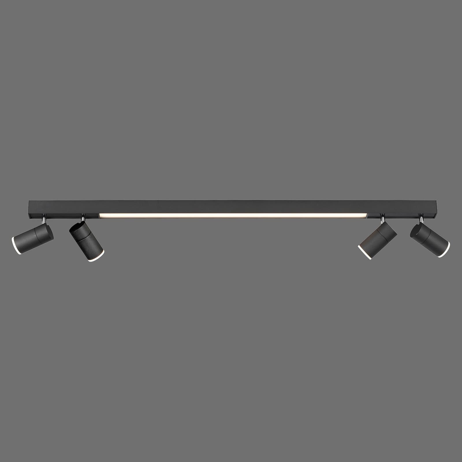 Lines Spot LED-kattovalaisin, 120 cm, grafiitti - PURE PURE Lines Spot - Olohuone - Moderni - Metalli - Kulmikas – Pure