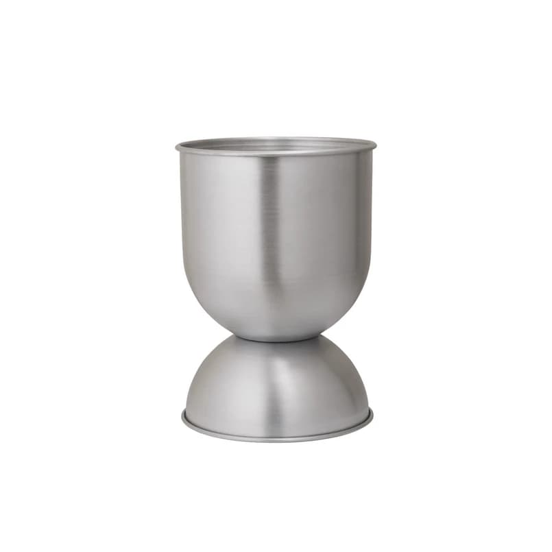 ferm LIVING - HOURGLASS kasviastia, alumiini, korkeus 43 cm – ferm LIVING