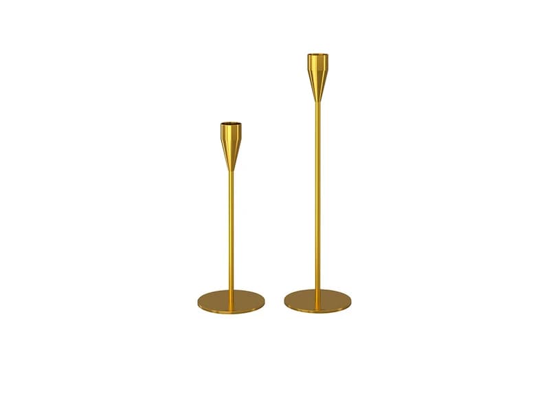 Piet Hein - Venus & Jupiter Kynttilänjalka Set Brass – Piet Hein