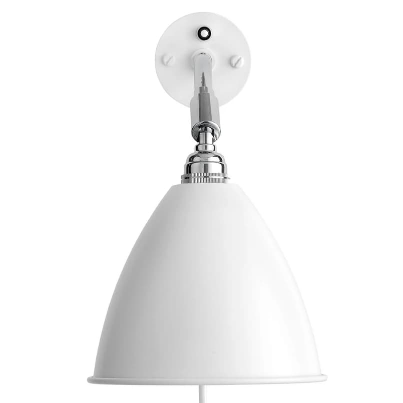 GUBI - Bestlite BL7 seinävalaisin Ø 16 cm valkoinen/kromi – GUBI