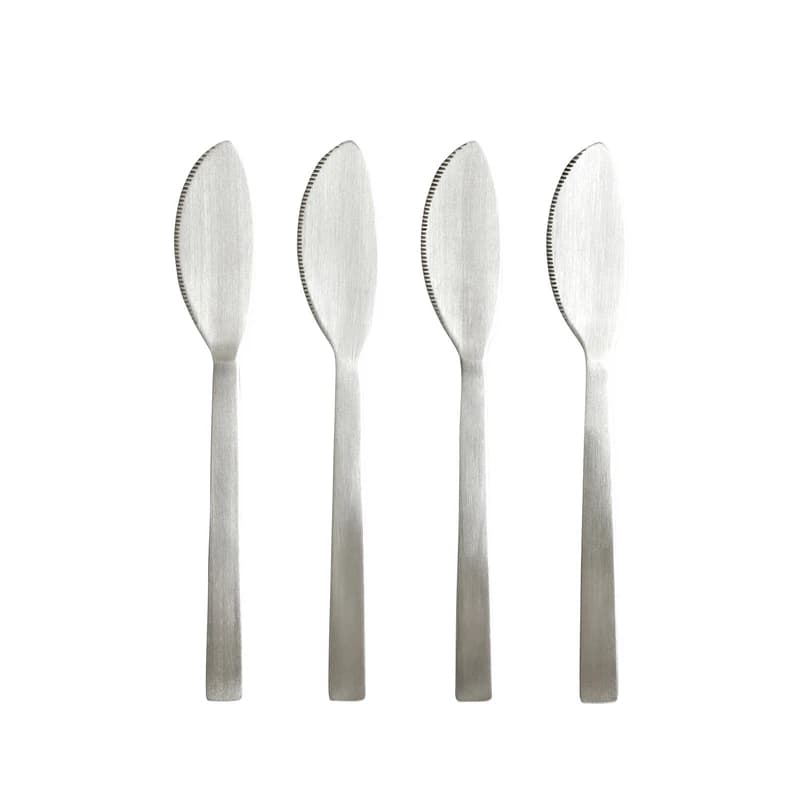 101 COPENHAGEN - Kogei voiveitsisetti, 4 kpl, teräs, korkeus 17 cm – – 101 COPENHAGEN