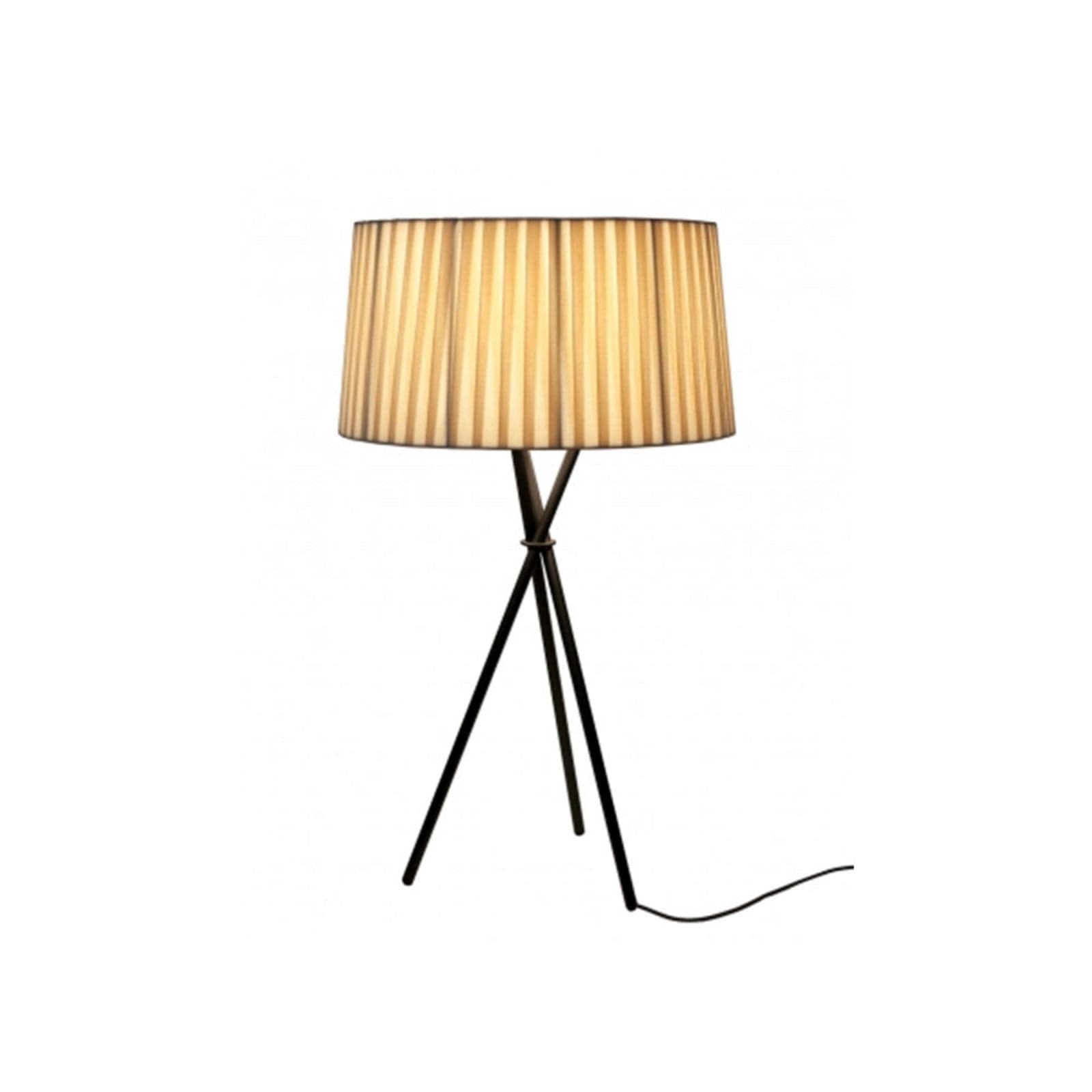 Trípode M3 Pöytävalaisin Black/Natural Santa & Cole - Olohuone - Metalli – Santa & Cole
