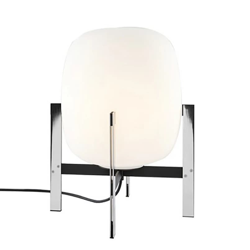 Santa & Cole - Cestita Metálica pöytävalaisin, valkoinen, teräs – Santa & Cole