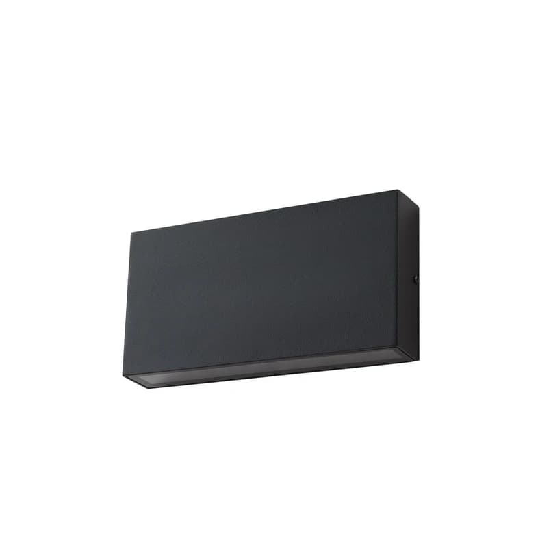 Lindby - Jarte LED-ulkoseinälamppu, musta, 17 cm, IP54 – Lindby