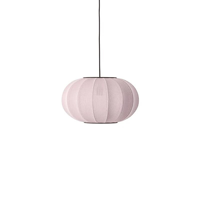 Made By Hand - Knit-Wit 45 Oval Riippuvalaisin Light Pinkki – Made By Hand