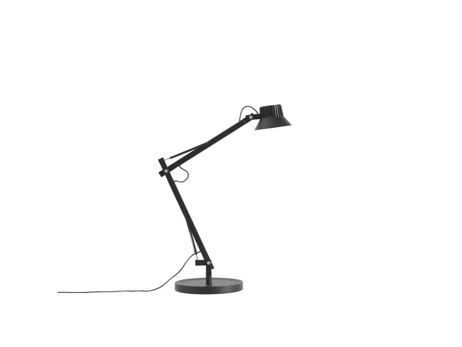 Dedicate Pöytävalaisin S2 Black Muuto - Työhuone / toimisto - Alumiini – Muuto