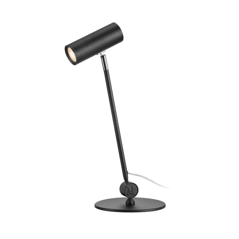 Markslöjd - Arlo LED-pöytävalaisin, musta, rauta, korkeus 52,8 cm, himmennettävä – Markslöjd