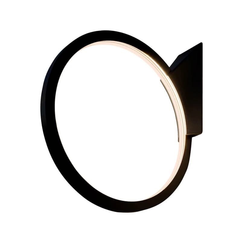 Artemide - O 45 F/W Ulkona Seinävalaisin/Lattiavalaisin Black – Artemide