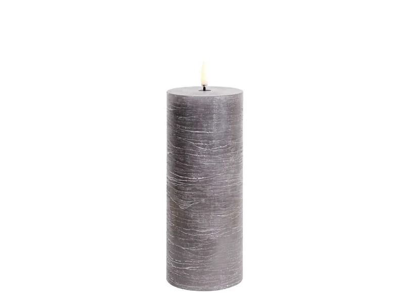 Uyuni Lighting - Pilarikynttilä LED 7,8x20,3 cm Rustic Grey – Uyuni Lighting
