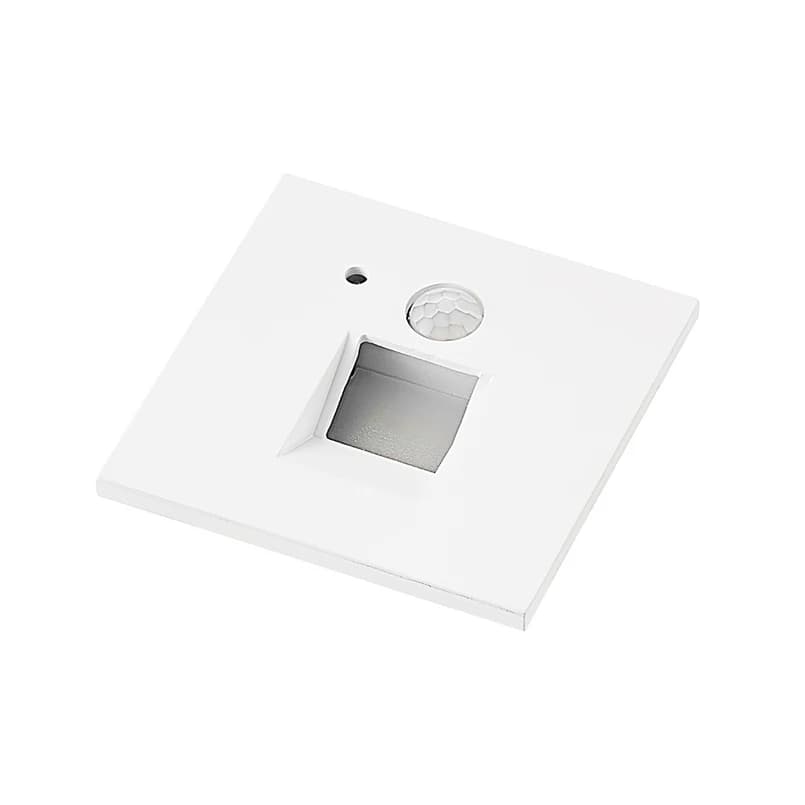 Arcchio - Neru Square LED Upotettu Seinävalaisin w/Sensor White – Arcchio