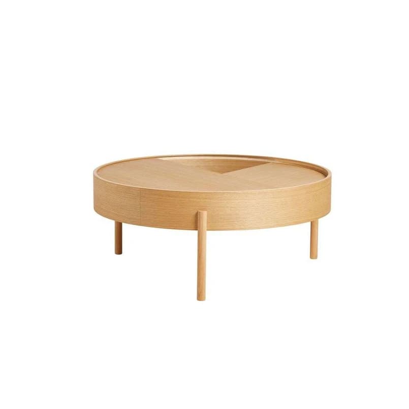 Woud - Arc Sohvapöytä Ø89 Oiled Oak – Woud