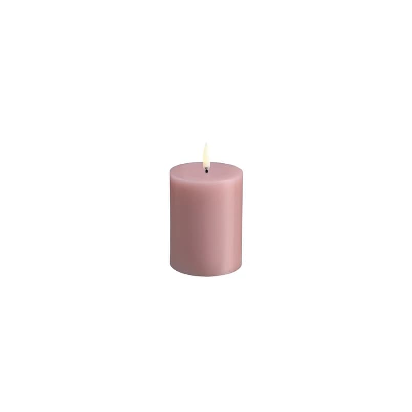 Uyuni Lighting - PILLAR LED-kynttilä, ruusukon, korkeus 10 cm, vaha – UYUNI