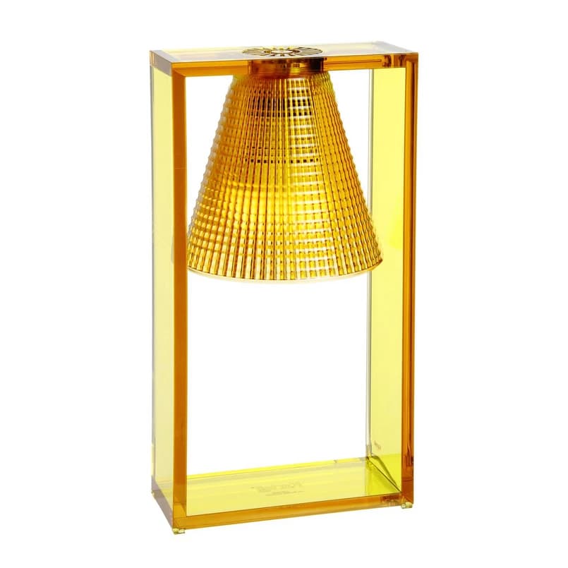Kartell - Light Air Pöytävalaisin Sculped Amber – Kartell