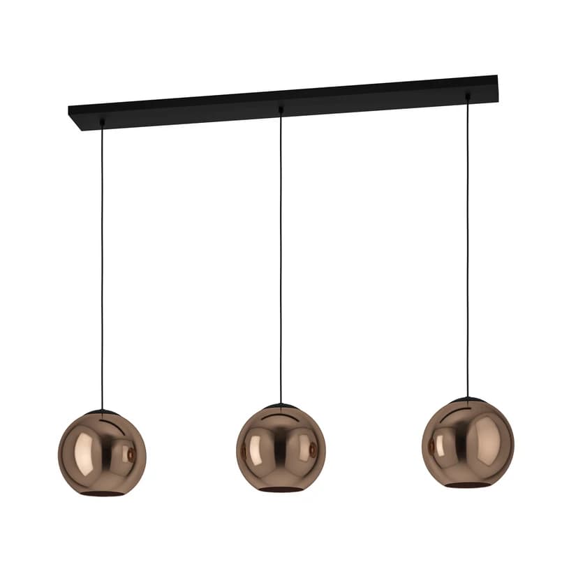 Stars of Light - Cordoba riippuvalo 3-lamppuinen pitkä kupari EGLO – Stars of Light