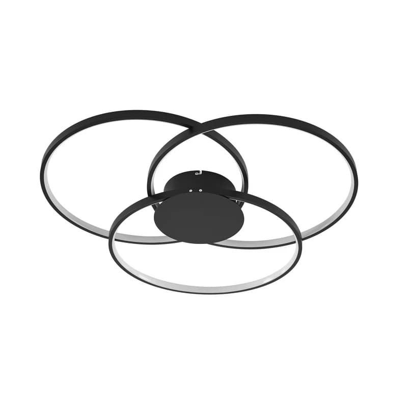 Lindby - Riley Kattovalaisin Black/Wood – Lindby