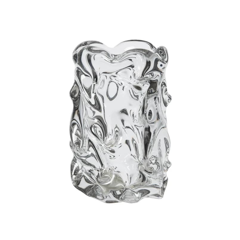 ferm LIVING - Virelle-maljakko, korkeus 18 cm, lasi, käsintehty – – ferm LIVING
