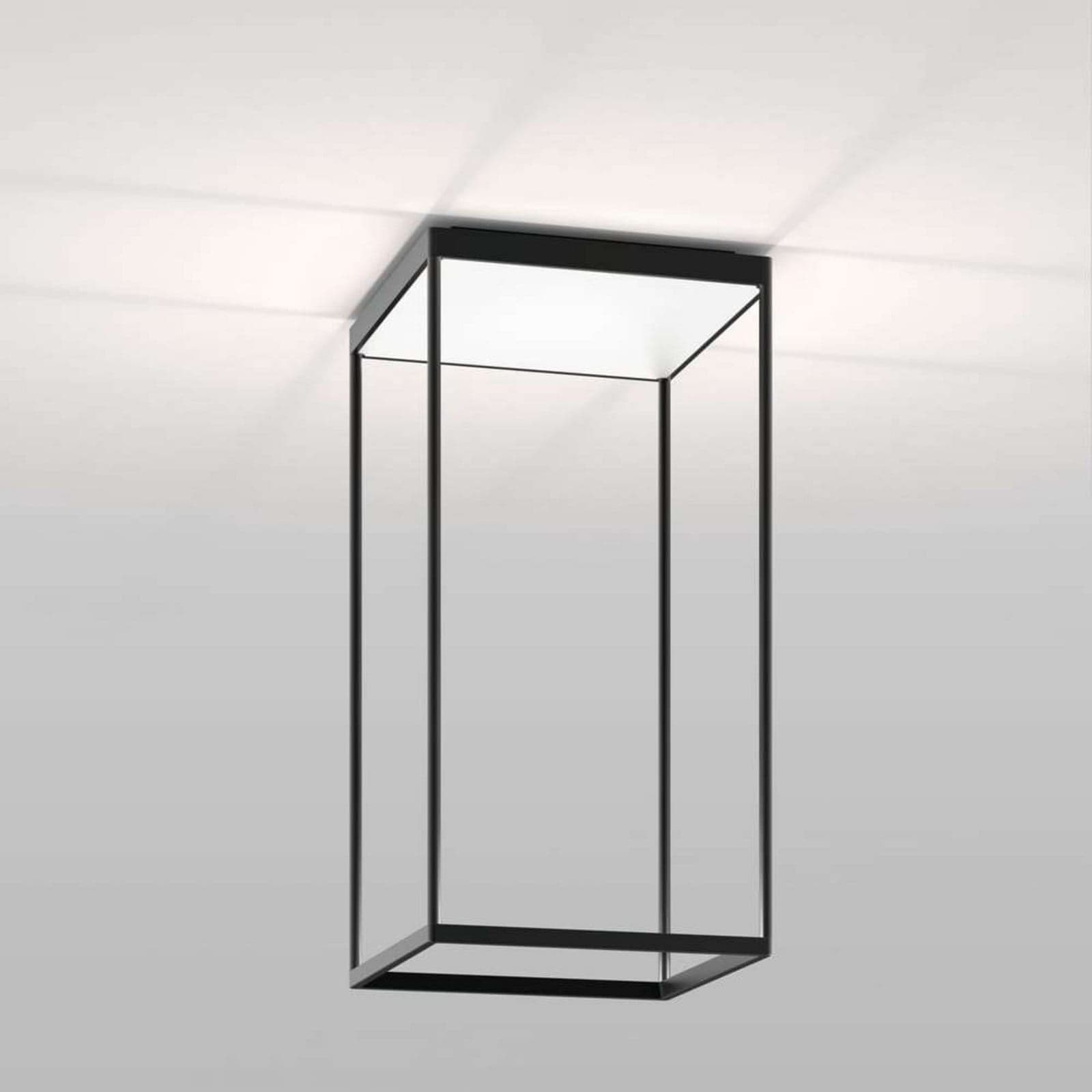 Reflex 2 LED-kattovalaisin valkoinen/musta 65 cm, Serien.Lighting Serien Lighting - Olohuone - Alumiini – Serien Lighting