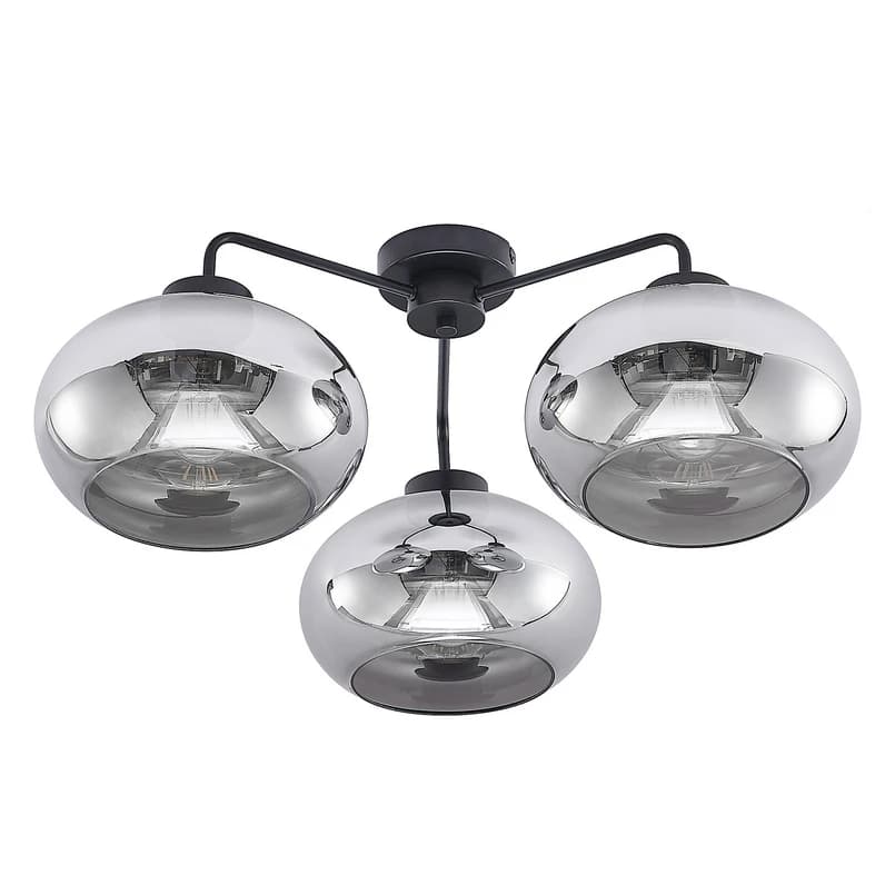Lindby - Navidia 3 Kattovalaisin Smoked – Lindby