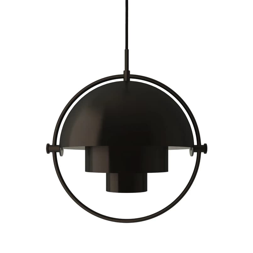 GUBI - Multi-Lite Riippuvalaisin Small Black Brass – GUBI