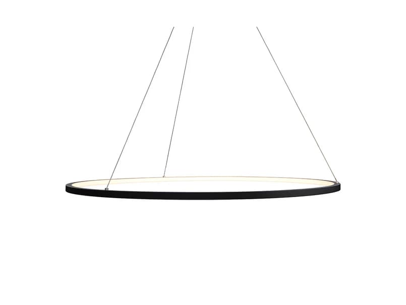 ANTIDARK - Gloria LED Riippuvalaisin Ø80 Slim Musta – ANTIDARK