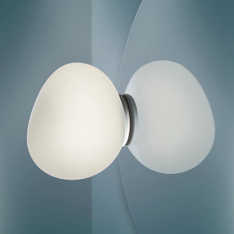 Foscarini - Gregg Piccola Seinävalaisin IP44 Mirror Valkoinen – Foscarini