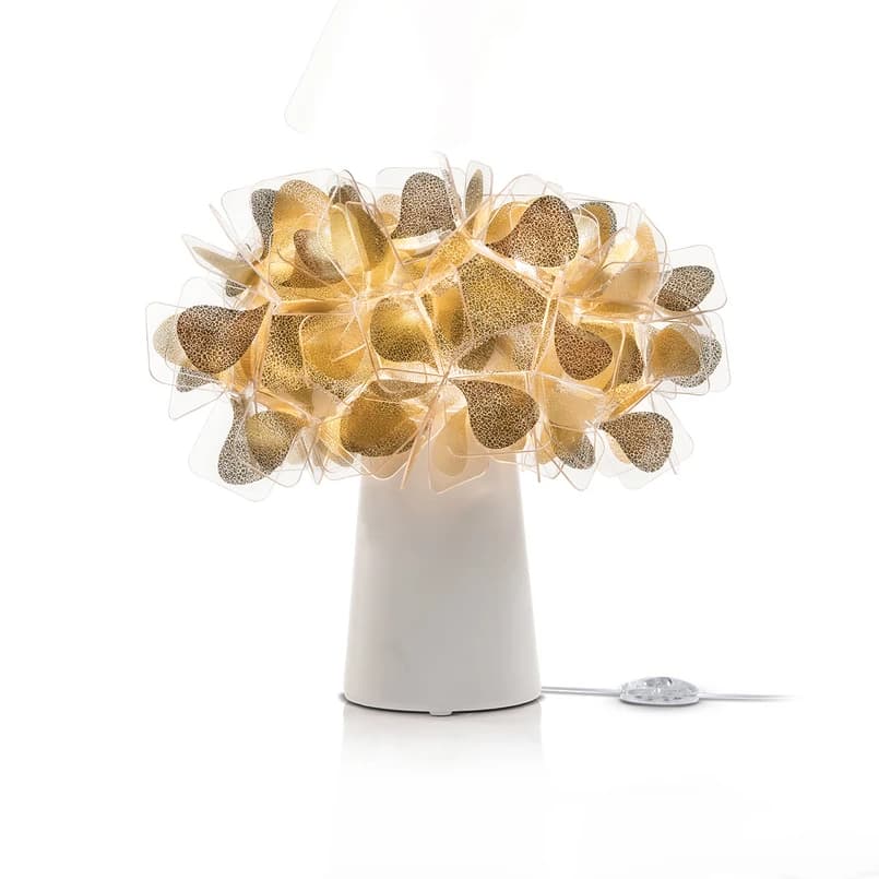 Slamp - Clizia Pöytävalaisin Mama Non Mama Gold/White – Slamp