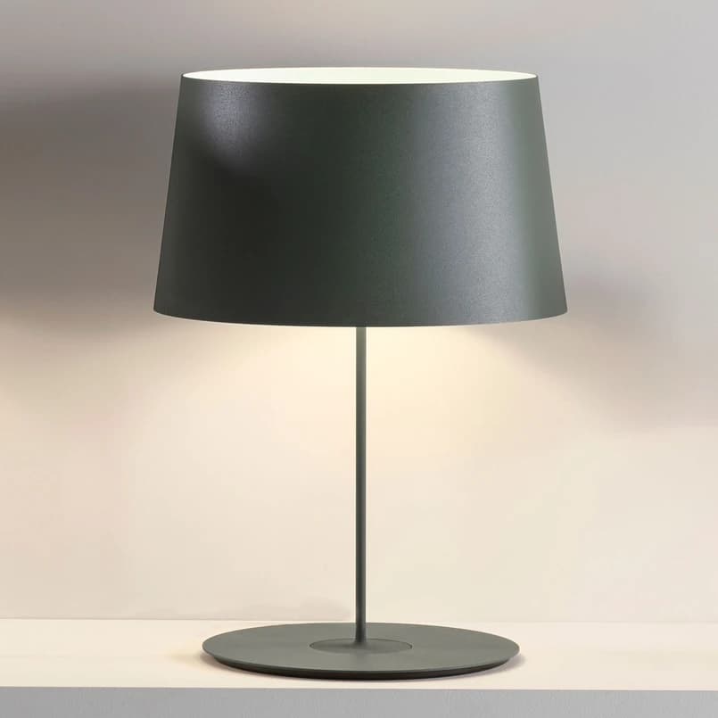 Vibia - Warm 4901 pöytävalaisin, vihreä, Ø 42 cm – Vibia