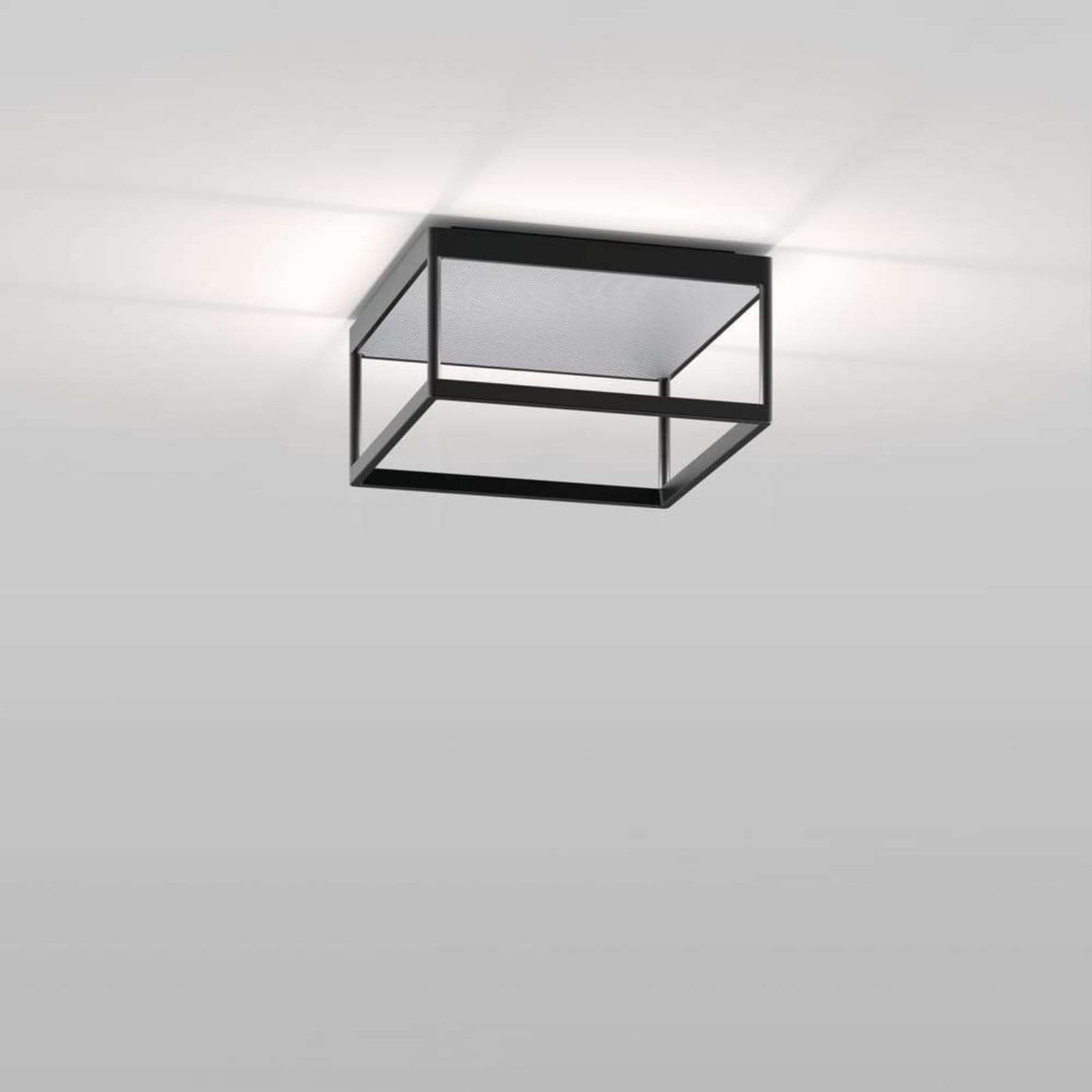 Reflex 2 LED-kattovalaisin, hopea/musta Serien Lighting - Olohuone - Alumiini – Serien Lighting