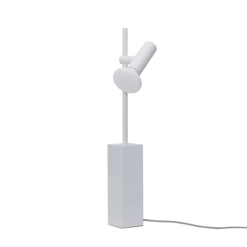 Hübsch - SET-pöytävalaisin, vaaleanharmaa, korkeus 60 cm – – Hübsch