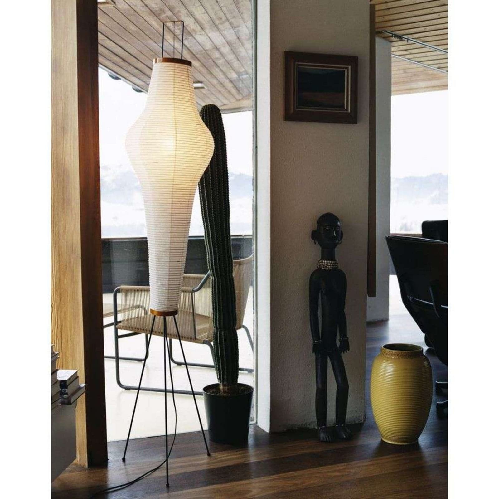 Akari 14A Lattiavalaisin Vitra - Olohuone - Paperi / pahvi – Vitra