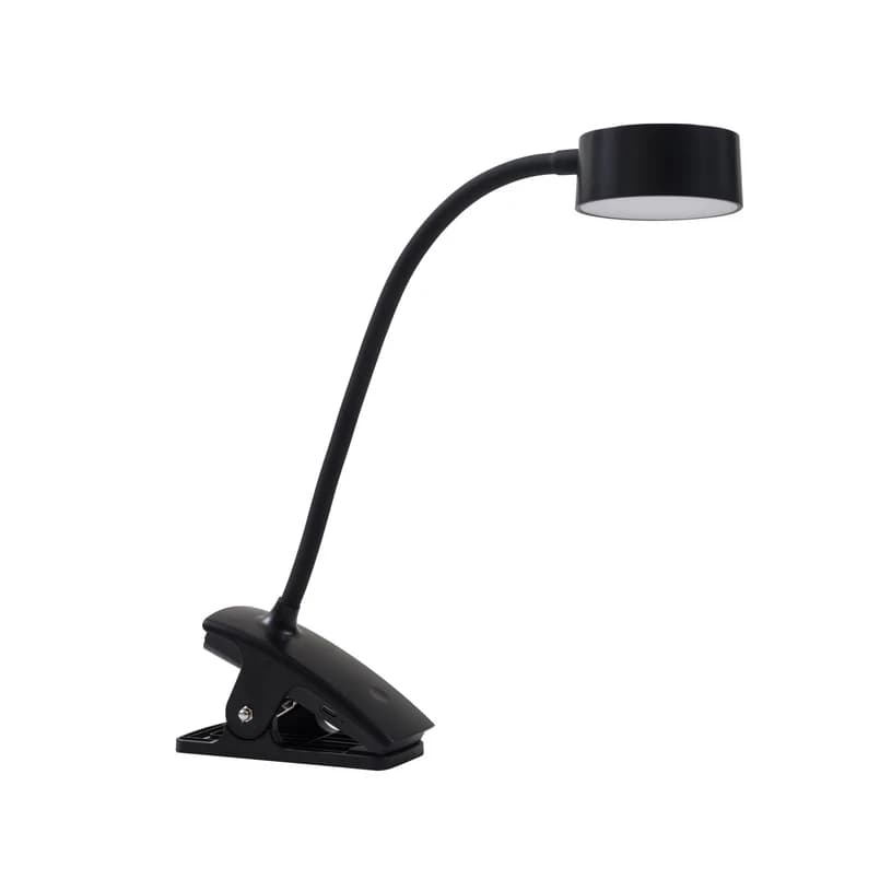 Lindby - Maori LED Portable Pöytävalaisin w/Puristin Musta – Lindby
