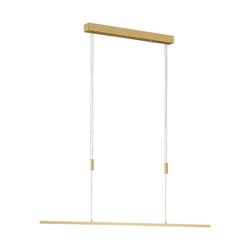 Quitani - LED-riippuvalaisin Tolu, pituus 119 cm, messinki – Quitani