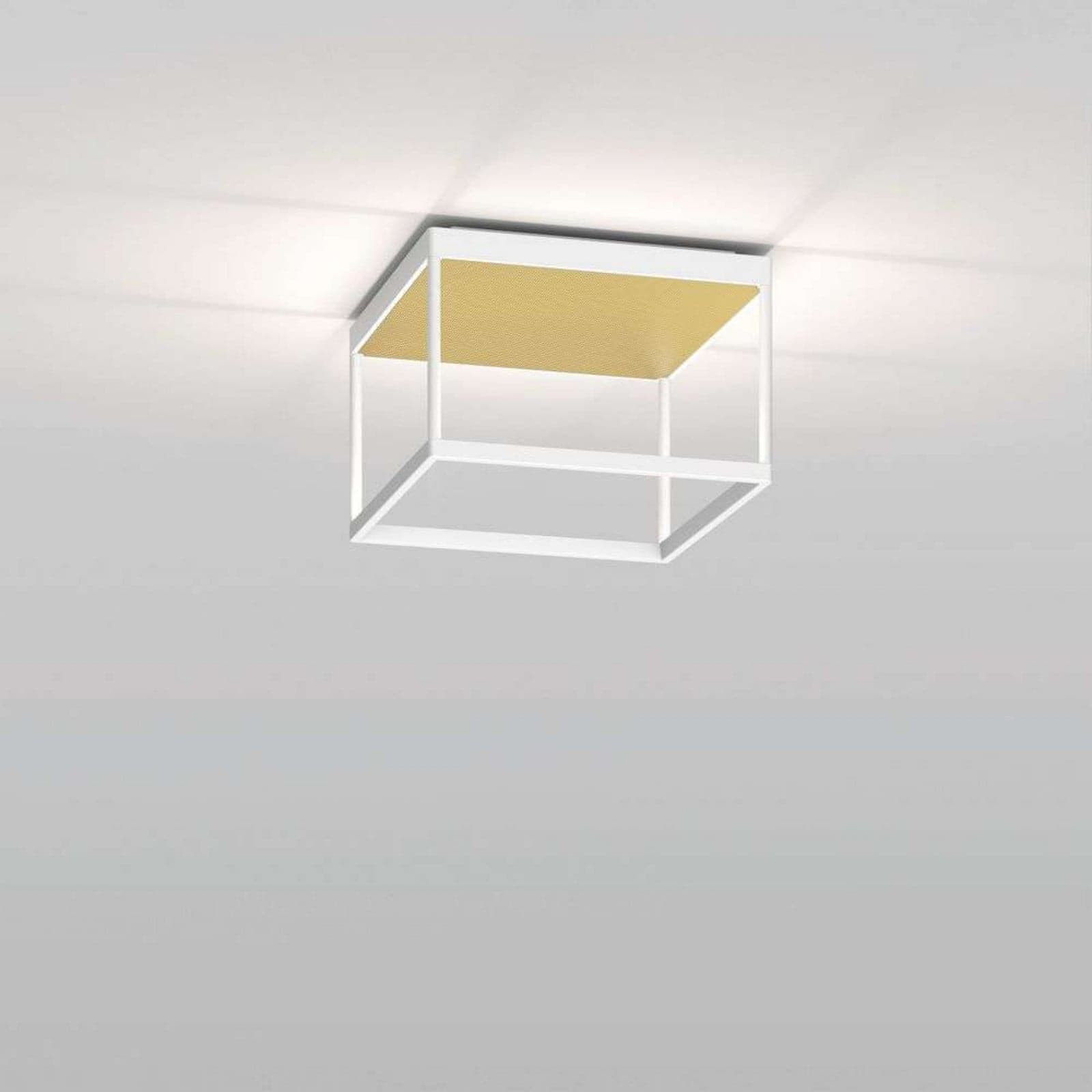 Reflex 2 LED-kattovalaisin, kulta/valkoinen, 20 cm Serien Lighting - Olohuone - Alumiini – Serien Lighting