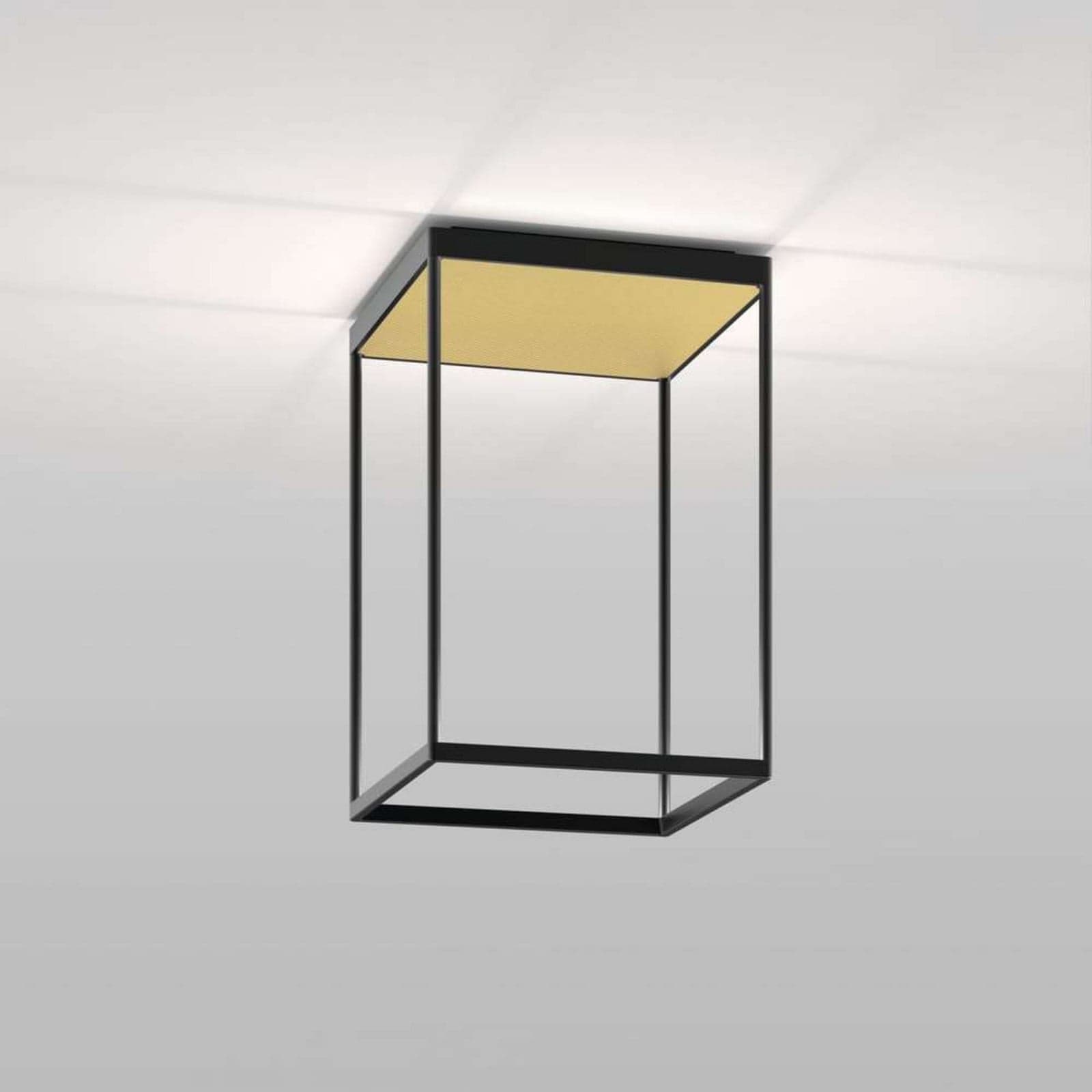 Reflex 2 LED-kattovalaisin, musta/kultainen Serien Lighting - Olohuone - Alumiini – Serien Lighting