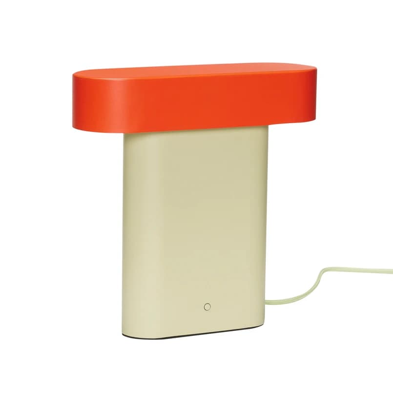 Hübsch - Sleek Pöytävalaisin Green/Red – Hübsch