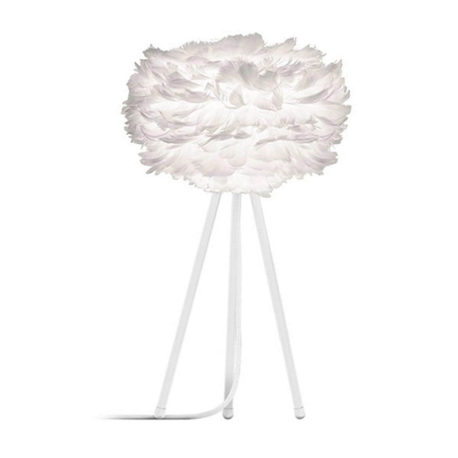 Eos Pöytävalaisin Mini Valkoinen/Valkoinen UMAGE - Olohuone - Design - Metalli - Varjostimella – UMAGE